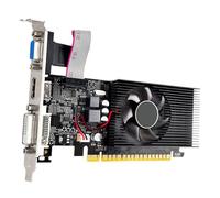 LLHCF Efficient GT730 Carte graphique GPU 4 Go DDR3 128 bits pour une lecture multimédia fluide et des jeux de base
