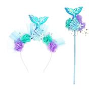 LLHCF Ensemble de serre-tête sirène pour fête, fête, cadeau d'anniversaire