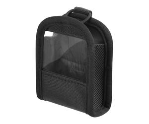 LLHCF Étui de transport pour émetteur de guitare basse avec sangles antidérapantes et fenêtre transparente en TPU pour spectacles sur scène, accessoires en nylon TPU