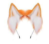 LLHCF Fashion Animes Accessoire pour cheveux Oreilles en peluche Serre-tête pour déguisement et fête Cosplay Serre-tête fait à la main