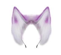 LLHCF Fashion Animes Accessoire pour cheveux Oreilles en peluche Serre-tête pour déguisement et fête Cosplay Serre-tête fait à la main