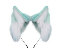 LLHCF Fashion Animes Accessoire pour cheveux Oreilles en peluche Serre-tête pour déguisement et fête Cosplay Serre-tête fait à la main