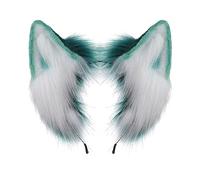 LLHCF Fashion Animes Accessoire pour cheveux Oreilles en peluche Serre-tête pour déguisement et fête Cosplay Serre-tête fait à la main