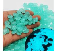 LLHCF Galets phosphorescents pour la maison, le jardin, la cour, les chemins extérieurs, décoration pour aquarium, décoration d'aquarium, accessoires de paysage respectueux de l'environnement