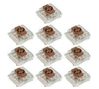 LLHCF Gateron2.0 Clavier mécanique à profil bas KS-33 Rouge Bleu Marron 3 broches pour claviers PC personnalisés