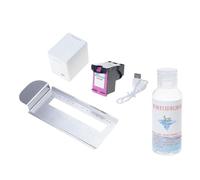 LLHCF Imprimante portative légère pour impression jet d'encre couleur sur divers aliments et boissons, décorateur, plusieurs surfaces