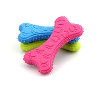 LLHCF Jouet de dentition interactif pour chien en forme d'os à mâcher pour chiot - Bâtons phosphorescents résistants à la corde