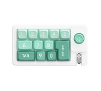 LLHCF K810 Petit clavier de jeu mécanique 12 touches remplaçables à chaud personnalisable Macro et joystick