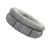 LLHCF Lit en peluche douce pour chat avec coussin amovible pour l'intérieur avec fond antidérapant pour l'hiver et l'automne Lit confortable lavable pour chat