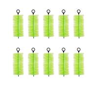 LLHCF Lot de 10 brosses filtrantes professionnelles pour bassin à poissons - Facile à utiliser - Brosse de nettoyage pour jardin, piscine, étang - Entretien quotidien - Brosse en acier inoxydable