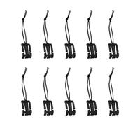 LLHCF Lot de 10 pinces de fixation pour sac à dos avec sangle élastique pour sac à dos