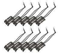 LLHCF Lot de 10 pinces de fixation pour sac à dos avec sangle élastique pour sac à dos
