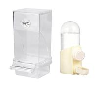 LLHCF Lot de 2 distributeurs d'eau pour oiseaux de grande capacité