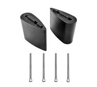 LLHCF Lot de 2 entretoises en carbone pour guidon de vélo - Réglage de la hauteur - Ergonomique - Rehausseurs confortables
