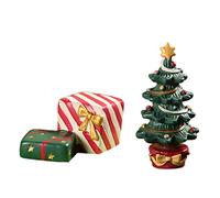 LLHCF Lot de 2 figurines miniatures pour sapin de Noël - Poissons artificiels pour décoration d'aquarium - En résine