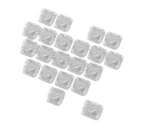 LLHCF Lot de 21 touches transparentes pour ordinateur portable avec inscription « Love Not Sculpted » - Profil MAO - Pour écrire la nuit - Codage - Touches de hauteur MAO