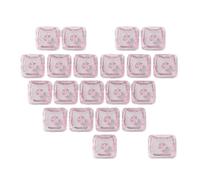 LLHCF Lot de 21 touches transparentes pour ordinateur portable avec inscription « Love Not Sculpted » - Profil MAO - Pour écrire la nuit - Codage - Touches de hauteur MAO