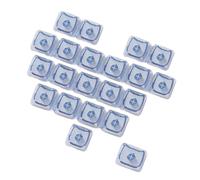 LLHCF Lot de 21 touches transparentes pour ordinateur portable avec inscription « Love Not Sculpted » - Profil MAO - Pour écrire la nuit - Codage - Touches de hauteur MAO