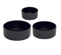 LLHCF Lot de 3 gamelles à eau pour reptiles avec base antidérapante sûre et conviviale pour amphibiens et petits animaux de compagnie