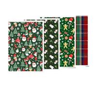 LLHCF Lot de 4 feuilles de papier de transfert en argile de Noël 95 x 138 mm soluble dans l'eau pour la fabrication de boucles d'oreilles
