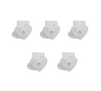 LLHCF Lot de 4 fontaines à boire en forme de cœur pour animal domestique