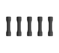 LLHCF Lot de 5 housses de protection en silicone pour moulinet de pêche, tapis de base pour canne à pêche, siège de roue de canne à pêche, housse de siège de moulinet en silicone