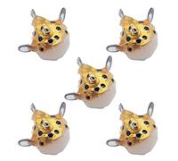 LLHCF Lot de 5 pendentifs en résine colorés en forme de poisson pour la fabrication de bijoux, taille unique, Comme décrit, Comme décrit.