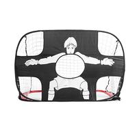 LLHCF Lot de buts de football pour enfants - Pour le jardin - Filet de football - Poteaux d'entraînement pour enfants - Filet de lancement d'intérieur pour enfants - Poteau de but de jardin