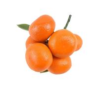 LLHCF Mandarine artificielle Simulation de fruits de mandarine accessoires de photographie pour les fêtes de cuisine décorations panier présentoir artificiel
