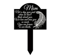 LLHCF Marqueur de tombe en acrylique pour intérieur et extérieur