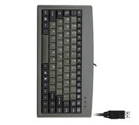 LLHCF Miniture 88Key Clavier USB ergonomique avec base antidérapante pour bureau et environnement industriel