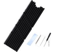 LLHCF Mise à niveau des refroidisseurs NVMe en aluminium avec couche de refroidissement thermique pour dissipateur thermique à espace limité SSD