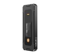 LLHCF NVME Boîtier de disque dur mobile USB3.1 10 Gbps double protocole en alliage d'aluminium SSD Enslocure