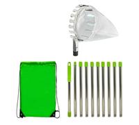 LLHCF Outil de cueillette de fruits extensible avec tige en acier inoxydable et sac de rangement professionnel pour jardiniers amateurs