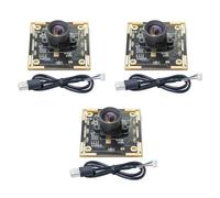 LLHCF OV9732 Lot de 3 modules d'appareil photo 1 MP avec interface USB 100 degrés Idéal pour les systèmes de fléchettes automatiques et autres kits de caméra de développement