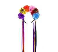 LLHCF Paillettes araignées Embellissement Coiffe Ruban Respirant Craft Headwear Costume Fêtes Ornements Cheveux Halloween Bandeau avec Rubans