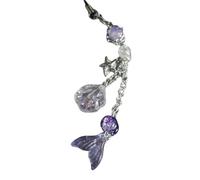 LLHCF Pendentif en forme de queue de poisson pour téléphone portable - Cordon de décoration pour sac - Accessoire porte-clés