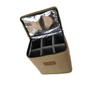 LLHCF Petit sac de rangement cylindrique pour réservoirs de camping, réservoirs de stockage, bidons de camping, sacs de transport rechargeables, kaki, L