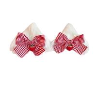 LLHCF Pinces à cheveux en forme d'animal avec nœud papillon pour cosplay, accessoire de costumade pour le Nouvel An