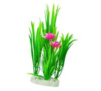 LLHCF Plante artificielle de tillandsia avec base naturelle pour aquariums et aquariums