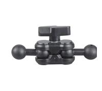 LLHCF Port 17 mm tête sphérique réglable bras d'extension avec prise en main sûre pour smartphone, support de voiture, double tête sphérique absorption pare-brise ventouse support