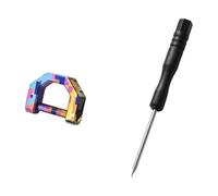 LLHCF Precisions Porte-clés usiné avec mousqueton compact Poids léger 3 options de taille pour les amateurs de plein air Crochet réglable