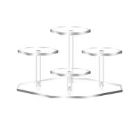 LLHCF Présentoir polyvalent en acrylique élégant pour présenter des modèles miniatures et des accessoires délicats