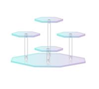 LLHCF Présentoir polyvalent en acrylique élégant pour présenter des modèles miniatures et des accessoires délicats