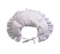 LLHCF Protège-fesses victorien blanc pour jupon en crinoline, blanc, taille unique