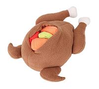 LLHCF Renifler à mâcher pour chiot, jouet de dentition en peluche douce, poulet rôti, jeu de recherche de nourriture pour petits chiens