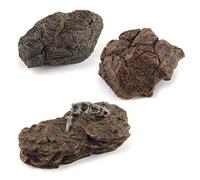 LLHCF Roches d'aquarium Poisson pour aquarium Ornement Pierre Décorations Tortues Betta Petits Lézards Reptiles Petits Décorations d'Aquarium Poisson Betta