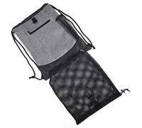 LLHCF Sac à dos multifonction résistant à l'eau avec cordon de serrage, sac de transport léger pour le fitness, le football, l'école, le basket-ball, avec poches en filet