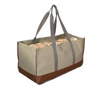 LLHCF Sac de rangement pour bois de chauffage - En toile - Résistant aux rayures et aux taches