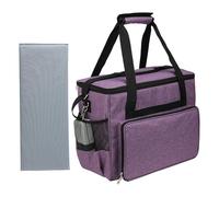 LLHCF Sac de transport pour machine à coudre avec plusieurs poches de rangement Sac de transport pour machine à coudre avec bandoulière amovible, a